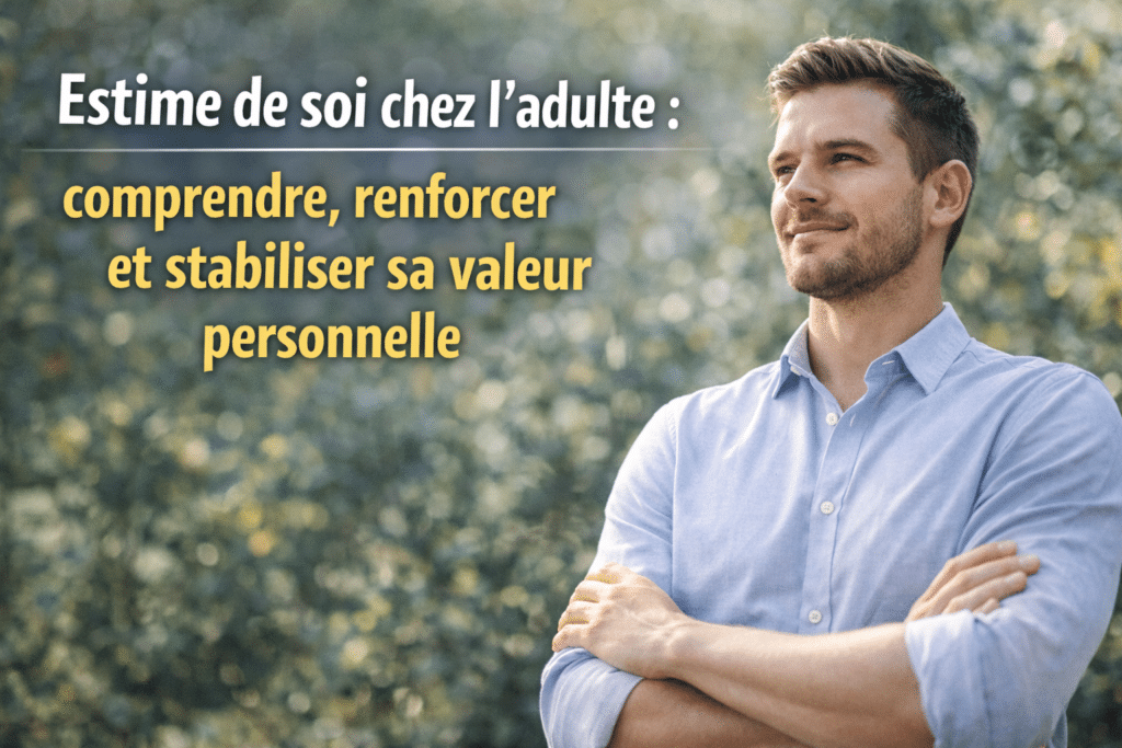 Estime de soi chez l’adulte : comprendre, renforcer et stabiliser sa valeur personnelle