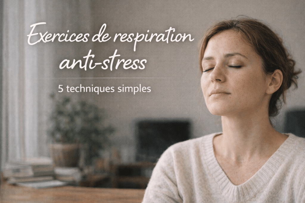 Exercices de respiration anti-stress pour calmer rapidement l’anxiété